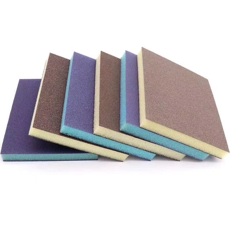 140*115*5mm Aluminium Oxide (Alox) Sandpaper Sponge Block for Eletronics/Car