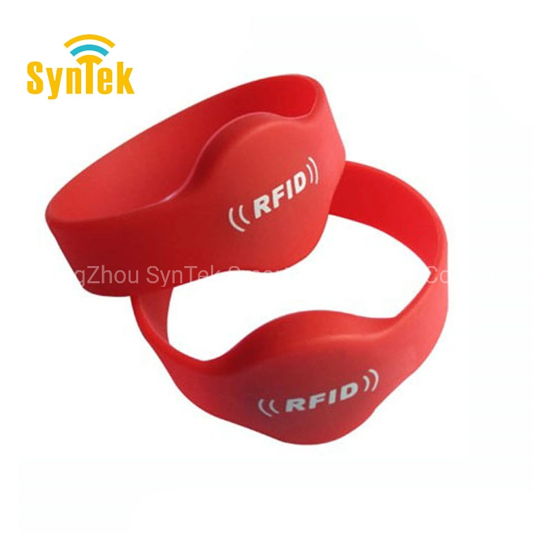 Medical Grade Silicone RFID 13.56MHz Wristband