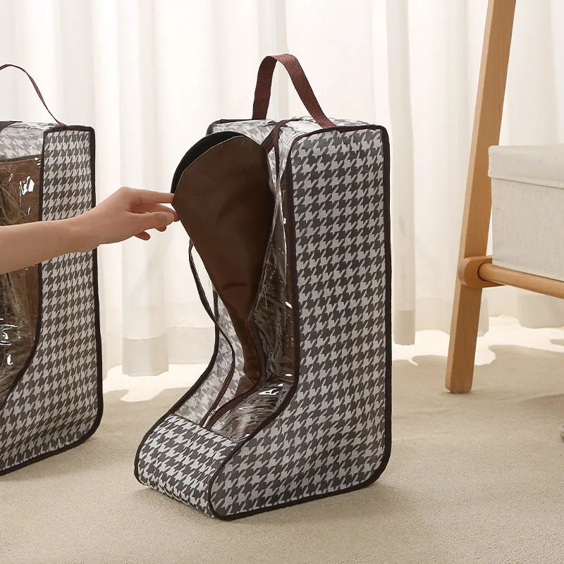 Travel Shoe Bag Fabric Short Tall Organizer Boot Protector Bag Dust Bag