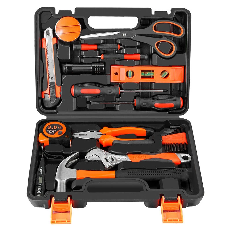 Factory Hot Selling Household Tools Set Hardware Tool Box High quality/High cost performance Home Repair Tool Set