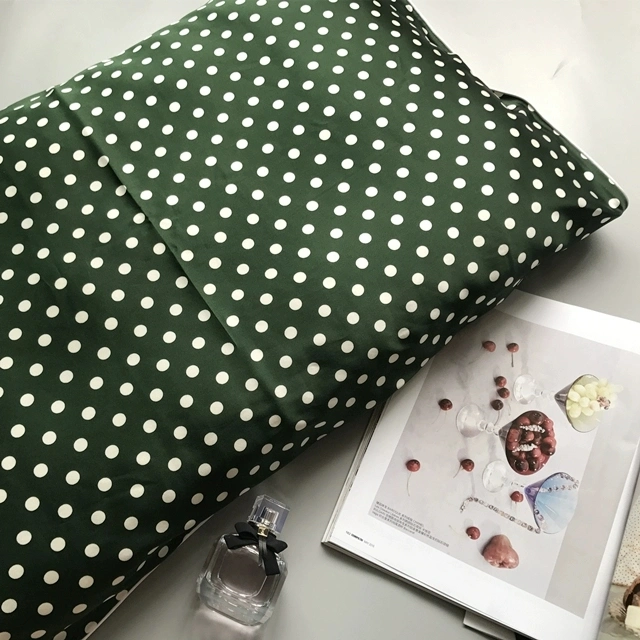 Custom Vintage Polka DOT Style Silk Pillowcases