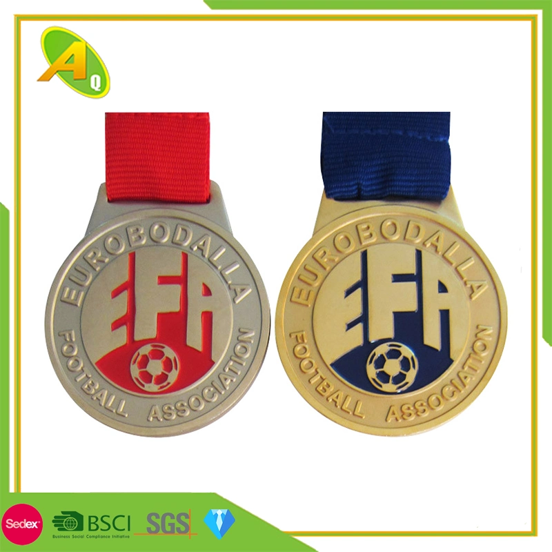 Os Logotipos 3D Prata Medalhão de desafio de acção (169)