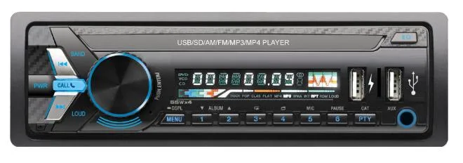 Fixed Panel Car MP3 Player with Double USB