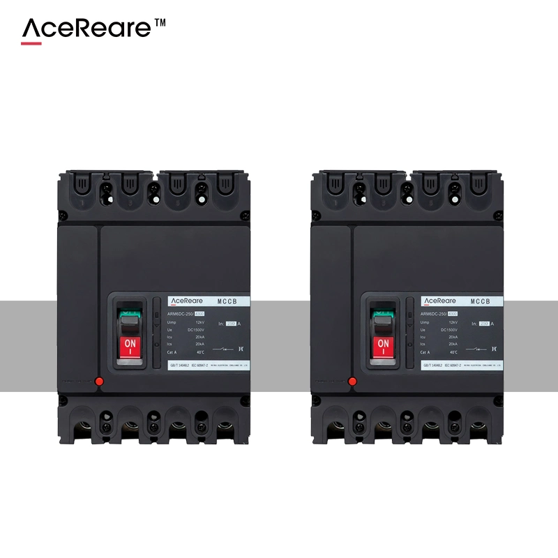 Arm6DC Series DC Molded Case Circuit Breaker 250A-4300 MCCB 4poles 250AMP Molded Case Circuit Breaker