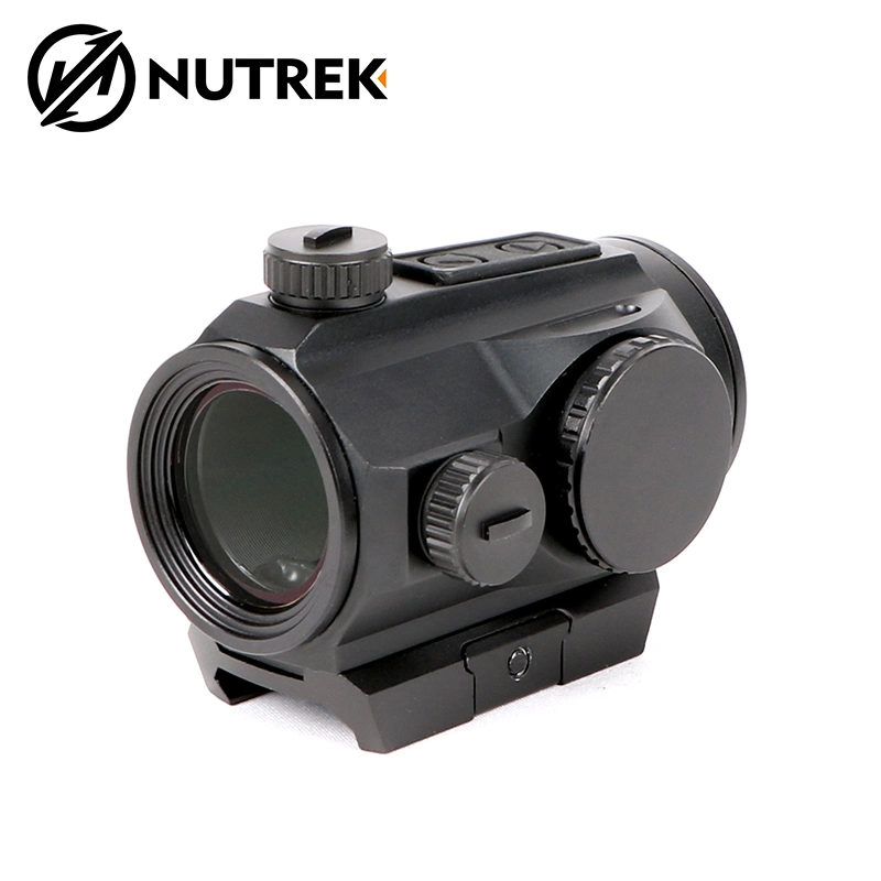 Nutrek Optics New Product Shockproof Windage and Elevation Adjustable 1X25 Red DOT Scope