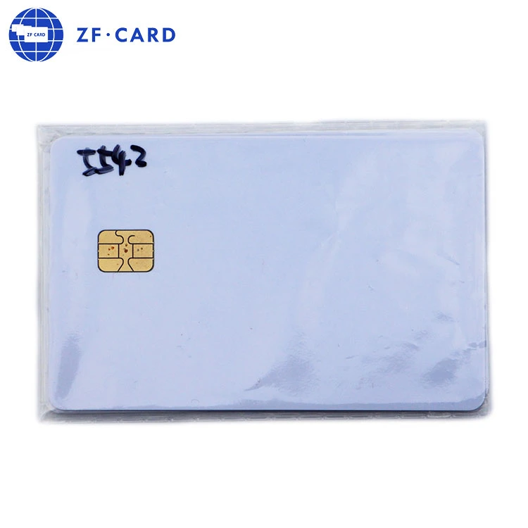 Contacto7816 ISO personalizado en blanco de PVC Smart Card Chip FM4428