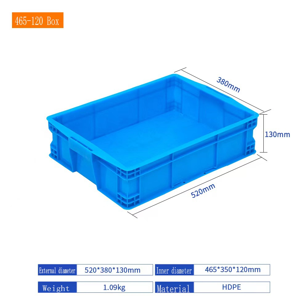 Plastic Turnover Box Thickened Blue Logistics Box Rectangular Storage Plastic Box Turnover Box Water Tank