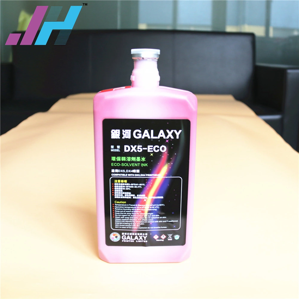 Original Galaxy Dx5/Dx7/ Cmky Eco Solvent Ink for Large Format Printer