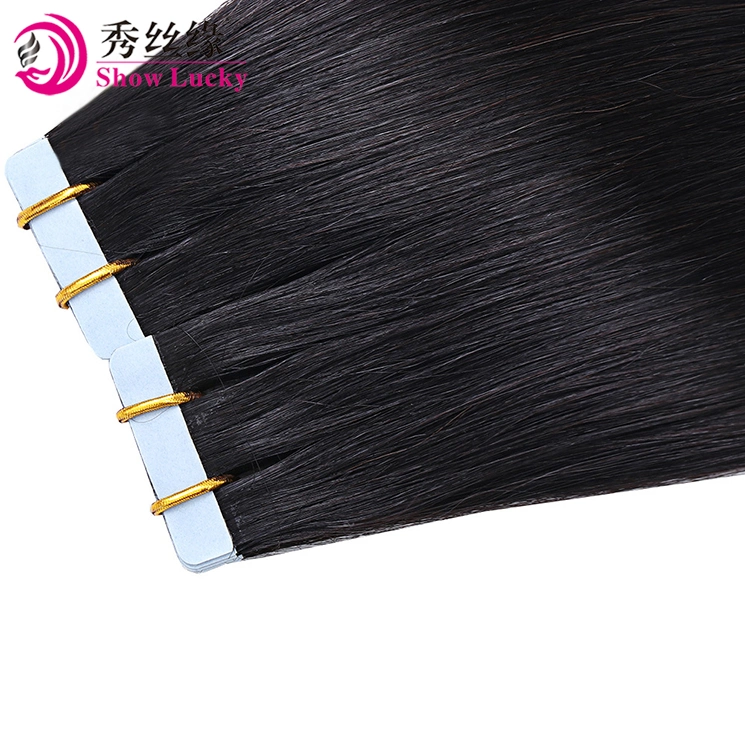 China de Promoción de la fábrica de cabello 100% virgen Remy cabello humano de Malasia el 18 de 20 a 22 pulgadas de cinta de Rubio cabello humano.