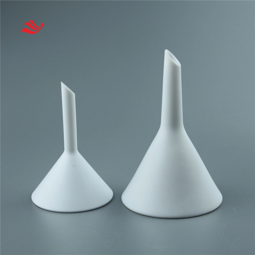 Corrosion Resistant Non-Stick Sample PTFE Funnel Laboratory Triangle Funnel