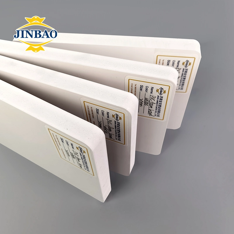 Jinbao Factory High Gloss 1220*2440mm 8mm 10mm 12mm 15mm White Cabinet PVC Foam Board for Furniture