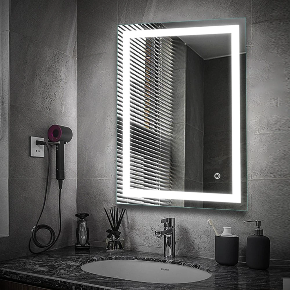 Fabricant de gros de miroir de salle de bains LED LED lumineux vanité Anti-Fog Smart miroir miroir de maquillage accessoires Bluetooth Salle de bains meubles de salon maison intelligente