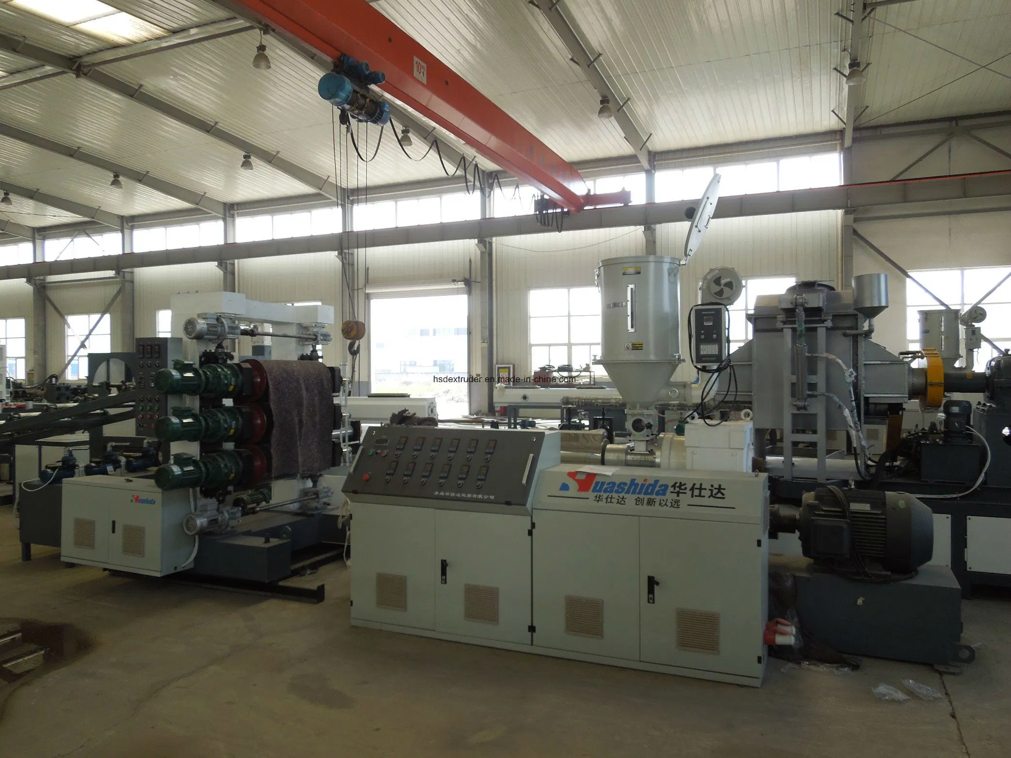 Cross-Linked PE Heat Shrinkable Sleeve Tape Making Machine Oil Gas Pipeline Anticorrosion