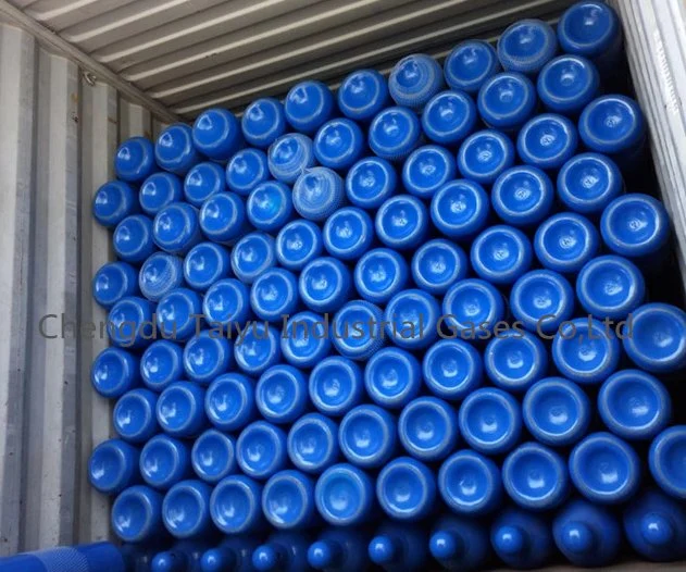 High Pressure 47L Argon 150bar Gas Cylinder Industrial 99.999% Argon Gas