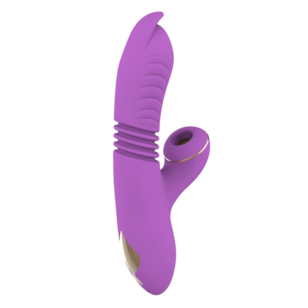 Electric USB Charger Magic Rabbit Vibrator Sex Toy Thrusting Sucking Rabbit Vibrator for Women