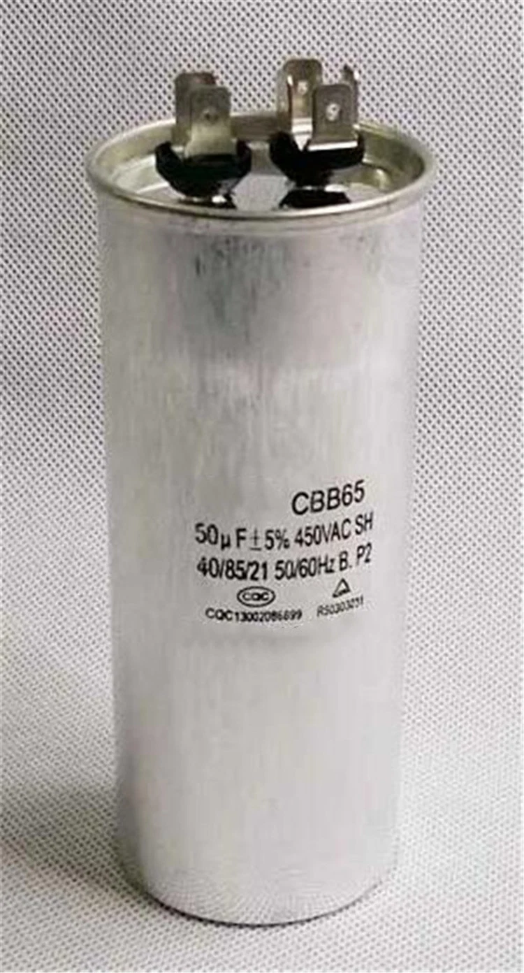 Cbb65 HVAC Motor Aluminum Capacitor Motor Start Capacitor