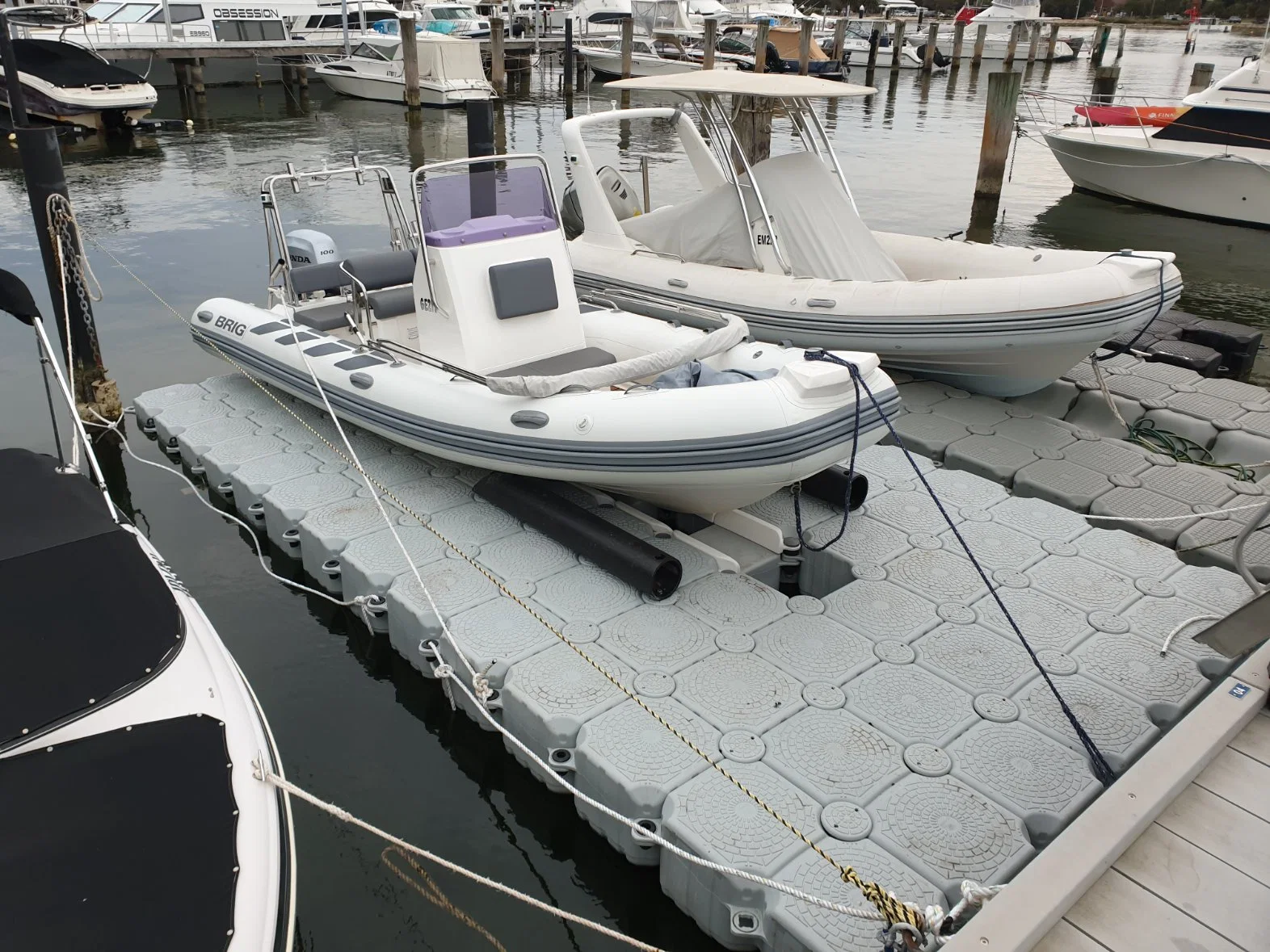 PE Pontoon Jet Ski Dock