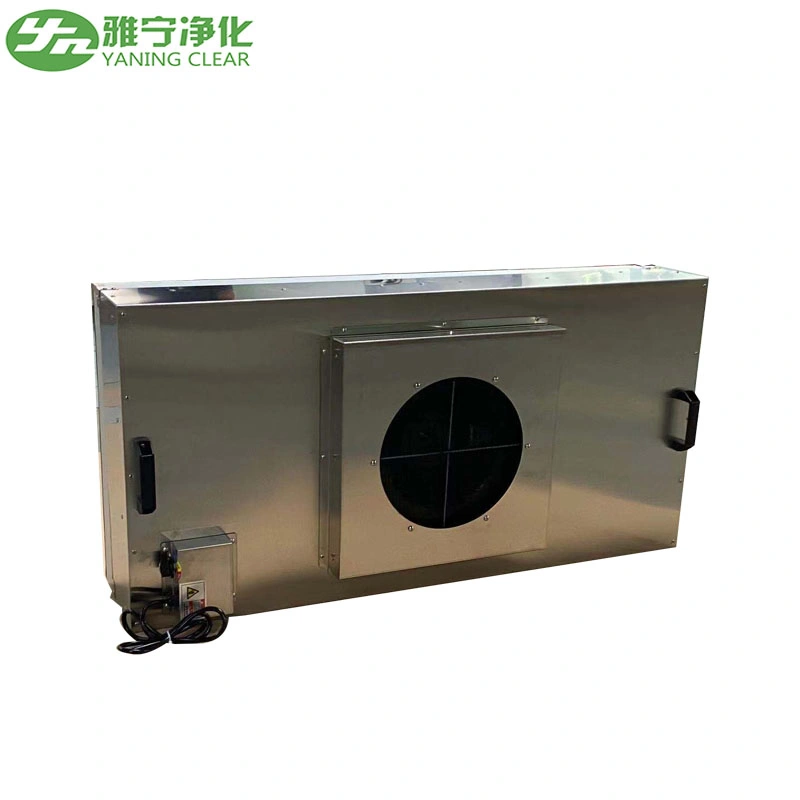 Filtre de ventilateur de conduit d'air Yaning Connect acier inoxydable 304 Unité de filtre à air du ventilateur unité de filtre HEPA FFU en usine