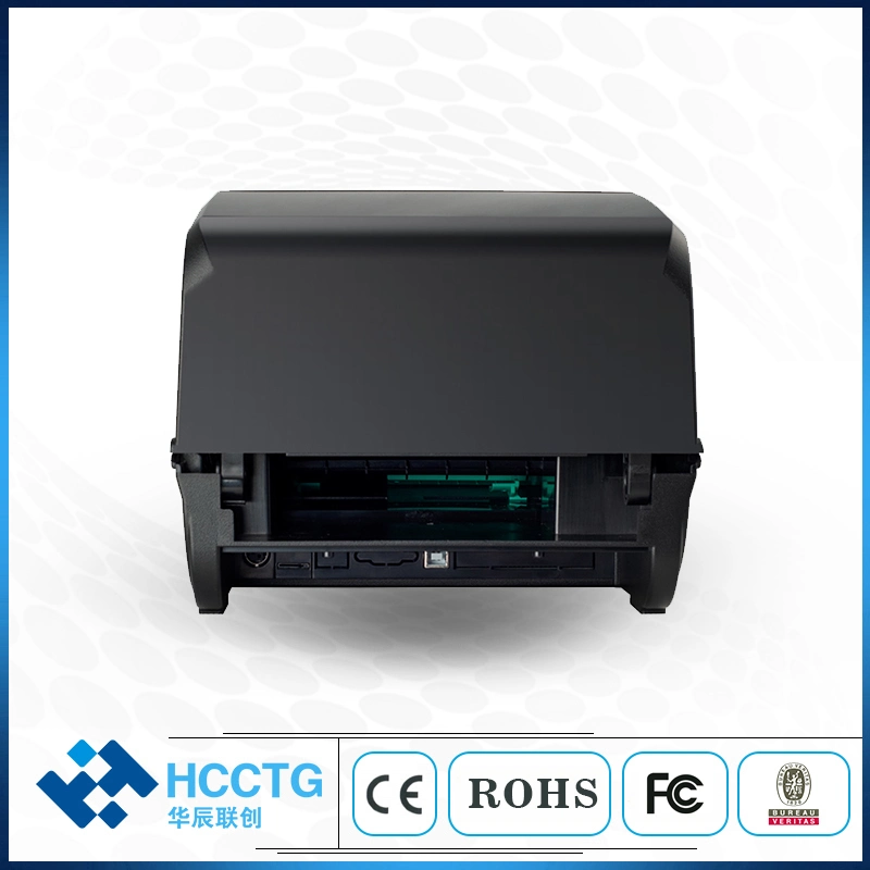 USB /Serial/Parallel Garment Label Ribbon Transfer Auto Cutter Textile Desktop Fabric Clothing Label Printer Hcc-2054