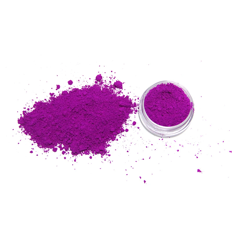 Fluorescent Pigment Colors Fluorescent Purple Violet Pigment for Factory Bag Leak Detection