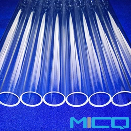 Customized Silica Fused Polished Quartz Glass Tube UV Semiconductor