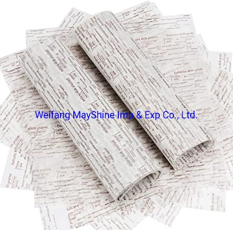 Baking Food Wrapping Fries Oil Proof Packaging Wax Paper