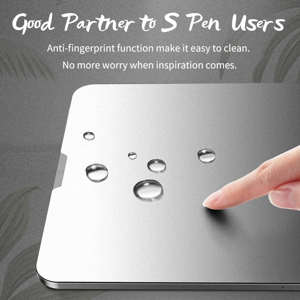 Antireflet comme le papier protecteur d'écran tablette Pet film d'écriture pour Samsung Galaxy Tab Fe T730 S7/S7 et 2020