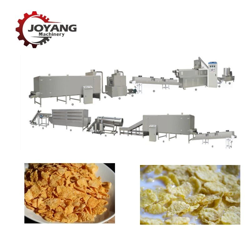 Fully Automatic Crispy Corn Flake Breakfast Cereals Processing Production Line Making Machine