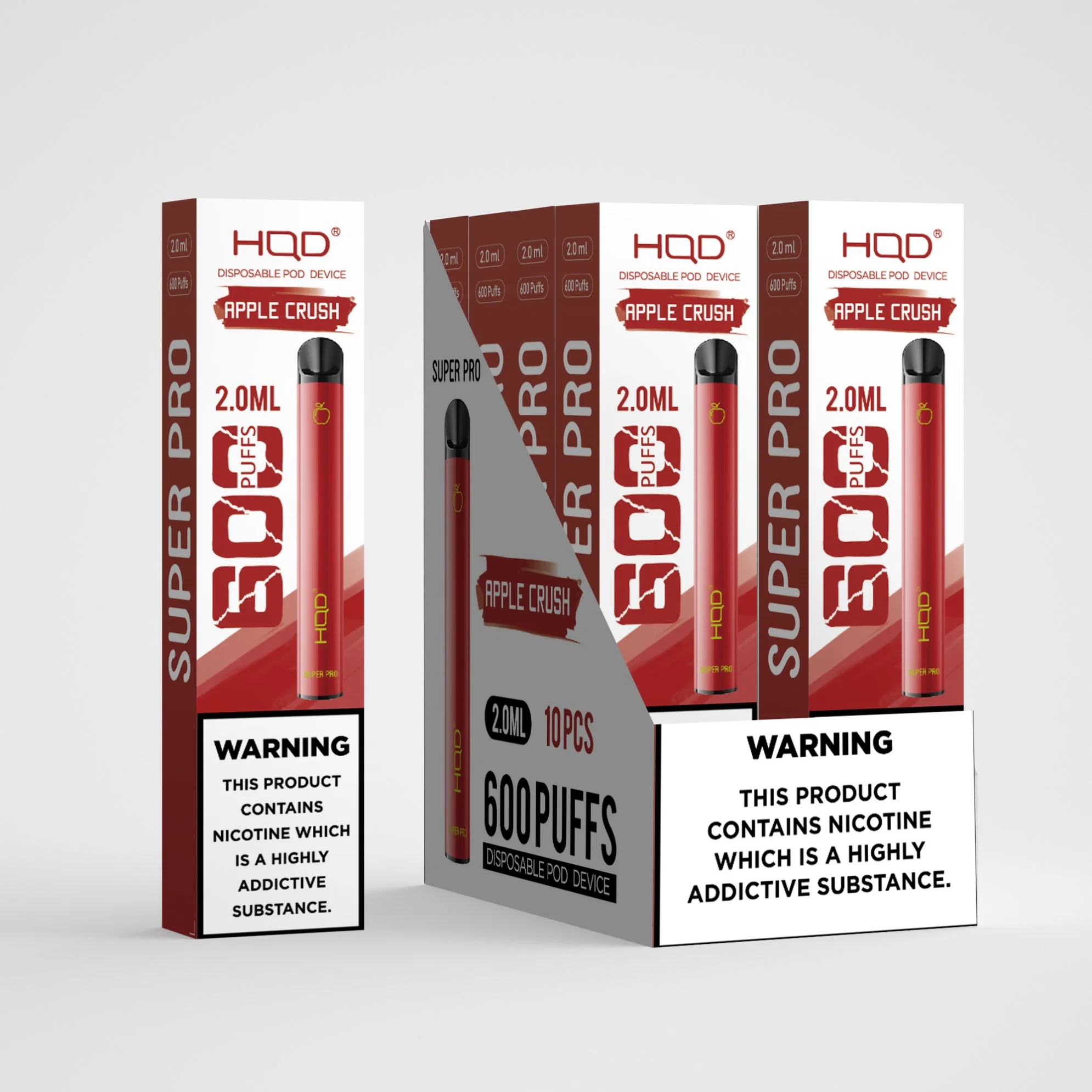 Hqd OEM Accepted 600puffs Vape Pen Best Price and Ejuice Tpd Registered in Europe 1688 Puff