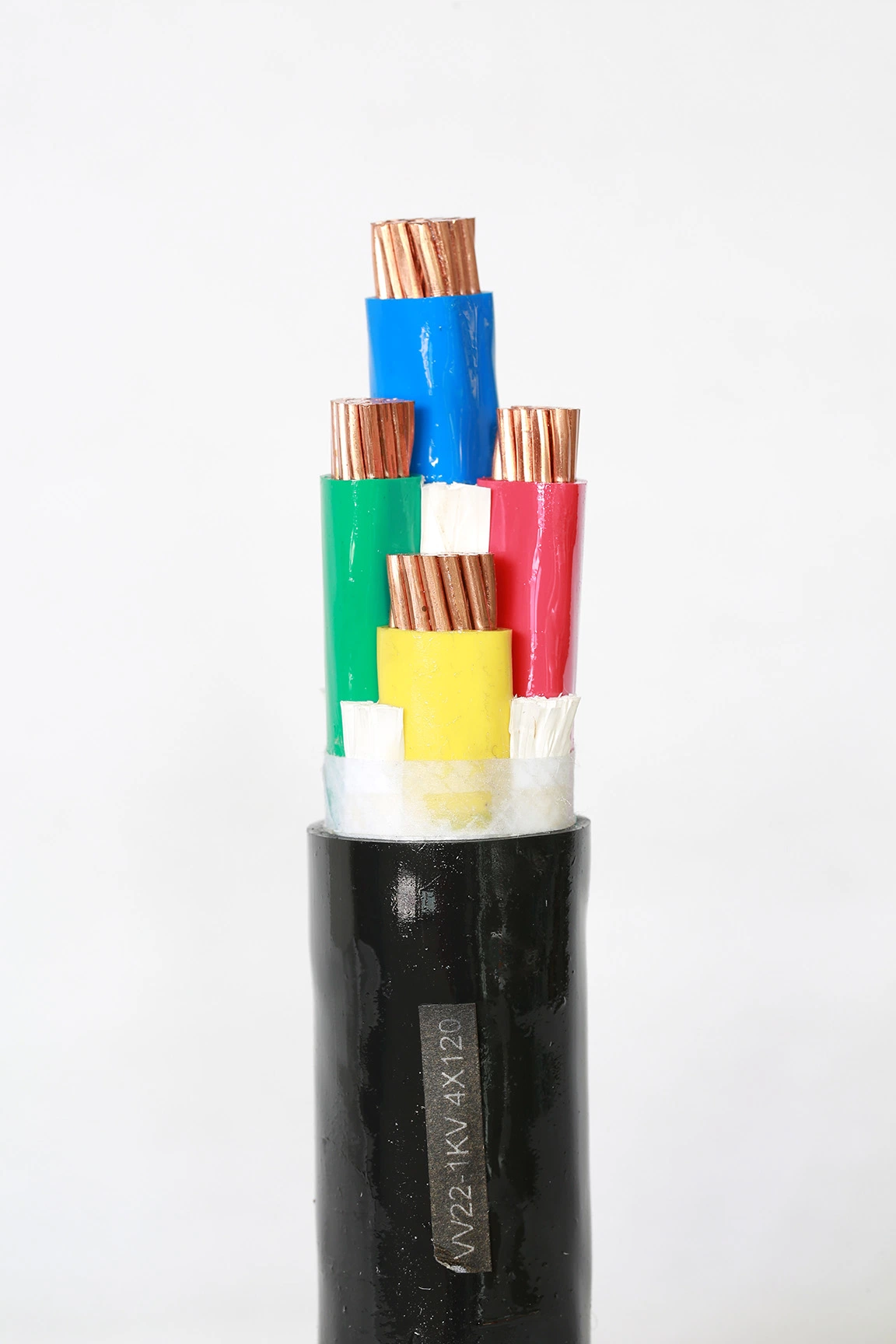 Copper Core PE Insulation PVC Sheathed Copper Tape Separate Shield Computer Cable