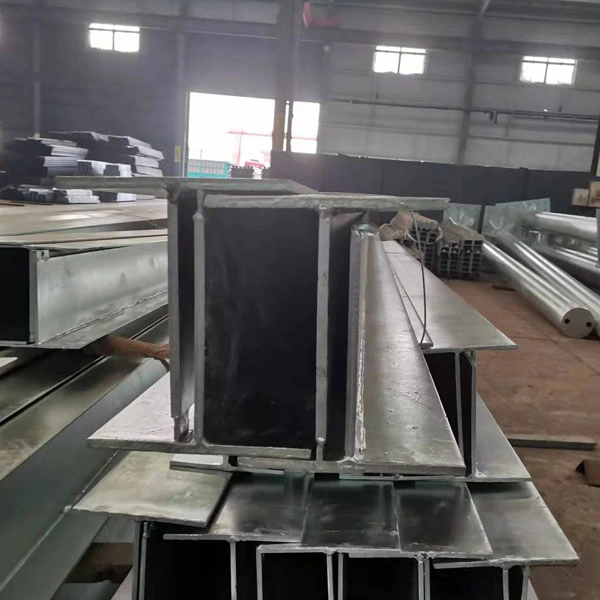 G300 Grade Mild Steel Building Hot DIP Galvanized Punched Holes Metal Welded T Beam Lintel Profile Material High Strength Steel Structure T Bar