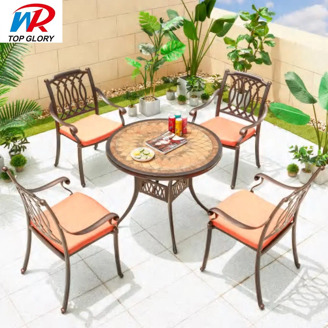 Chinese Whloesale Cast Aluminum Outdoor Patio Garden Furniture