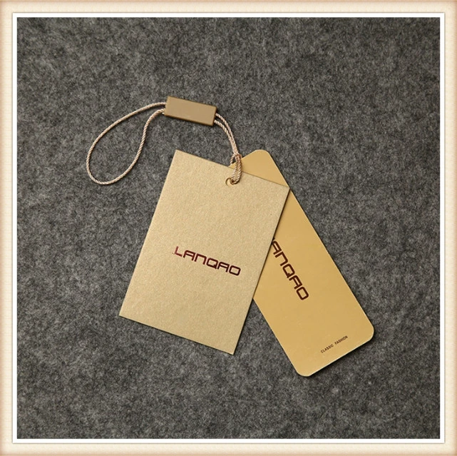 Paper Hang Tag Printed Logo Clothing