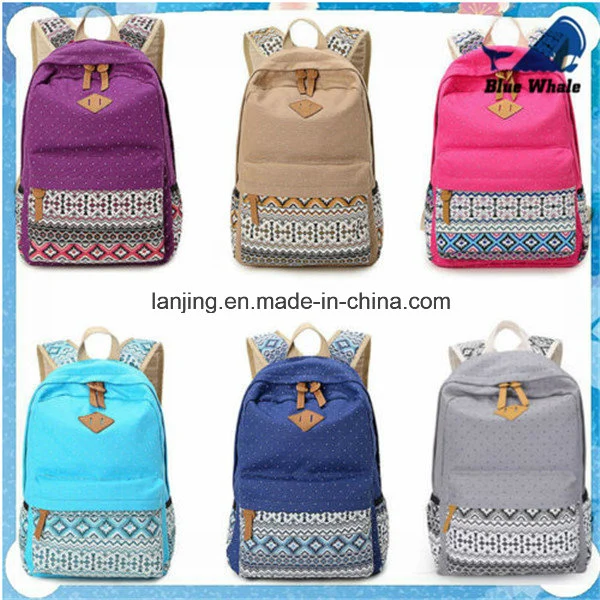 Women Backpack Girl School Fashion Rucksack Canvas Travel Bags