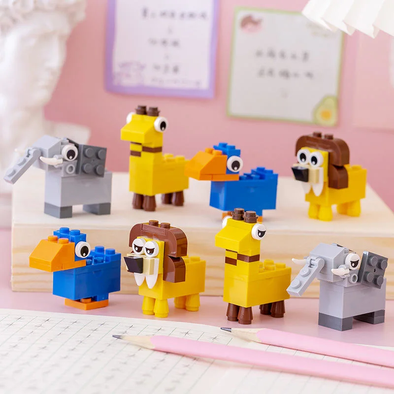 DIY Manual Pencil Sharpener Educational Building Animal Handheld Pencil Cutter for School