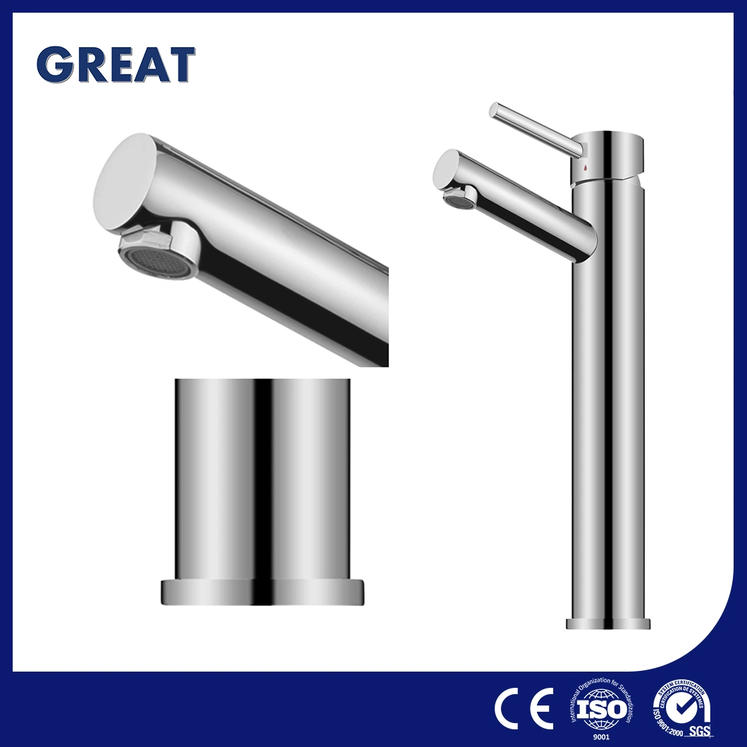 Great Single Hole Faucet Suppliers Bathroom 1 Hole Sink Faucet Gl4911A49 Chrome High Single Lever Basin Faucet China Quality Ceramic Cartridge Wash Basin Tap