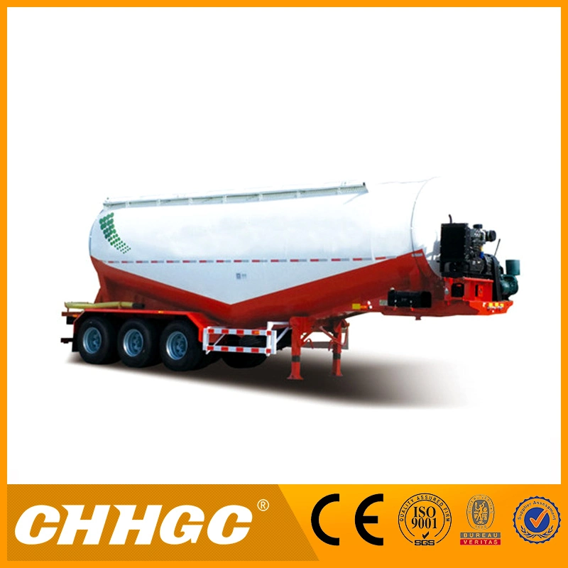 Dongfeng Chhgc 8*4 El polvo de cemento a granel semi-remolques de camiones cisterna