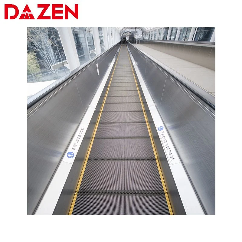 Energysaving Advanced Moving Walk in China Steel Stainless Fjr Brush Steps Safety Material Origin Type Aluminum Size Speed Place Sidewalk