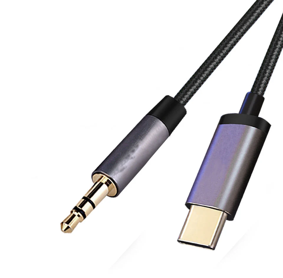 2023 Hot Sale Lossless Transfer USB 3.1 Type C Male to DC 3.5mm Socket Audio Adapter Cable
