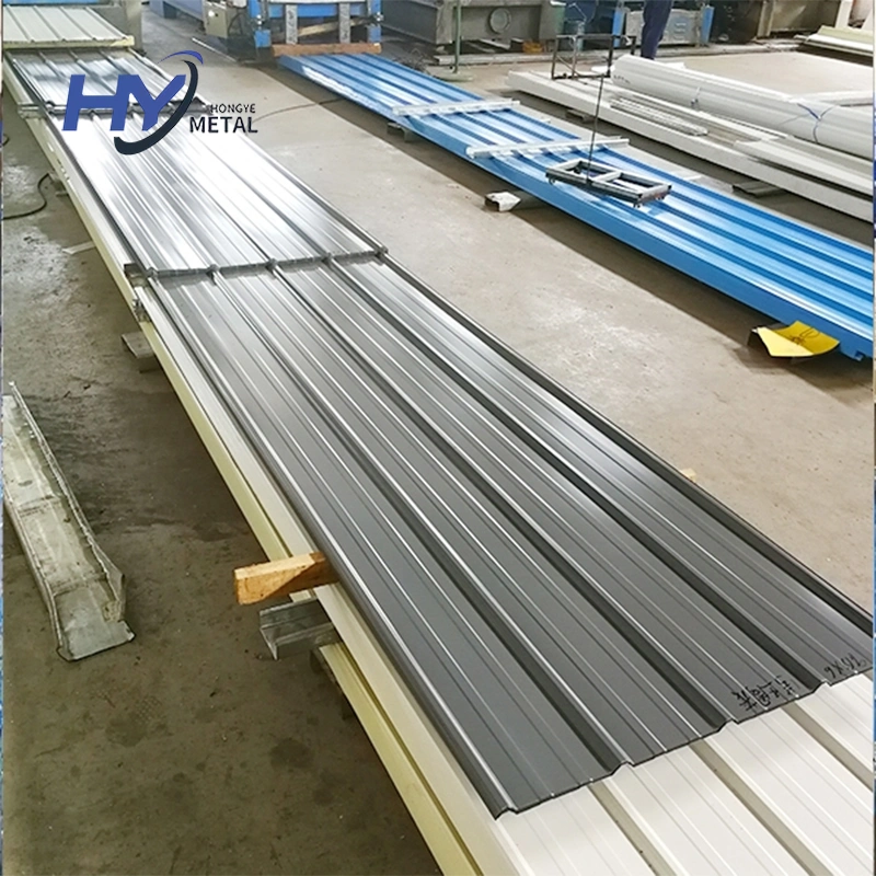 China Supply 0.35mm Metal Roofing Sheet Corrugated Zinc Color Coated Steel Tile