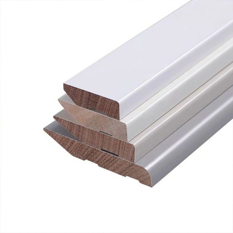 Decorative Primed MDF Skirting Board Wood Baseboard Crown Moulding