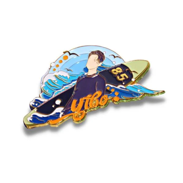 High quality/High cost performance  Customized Creative Collectible Metal Hard Enamel Anime Lapel Pin Badges