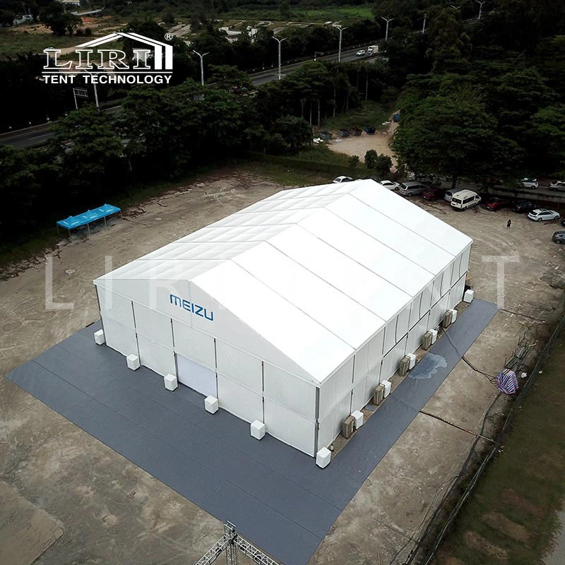 25X30m Blanco Nuevo producto Introducción Presentación evento instalación de la tienda para Venta