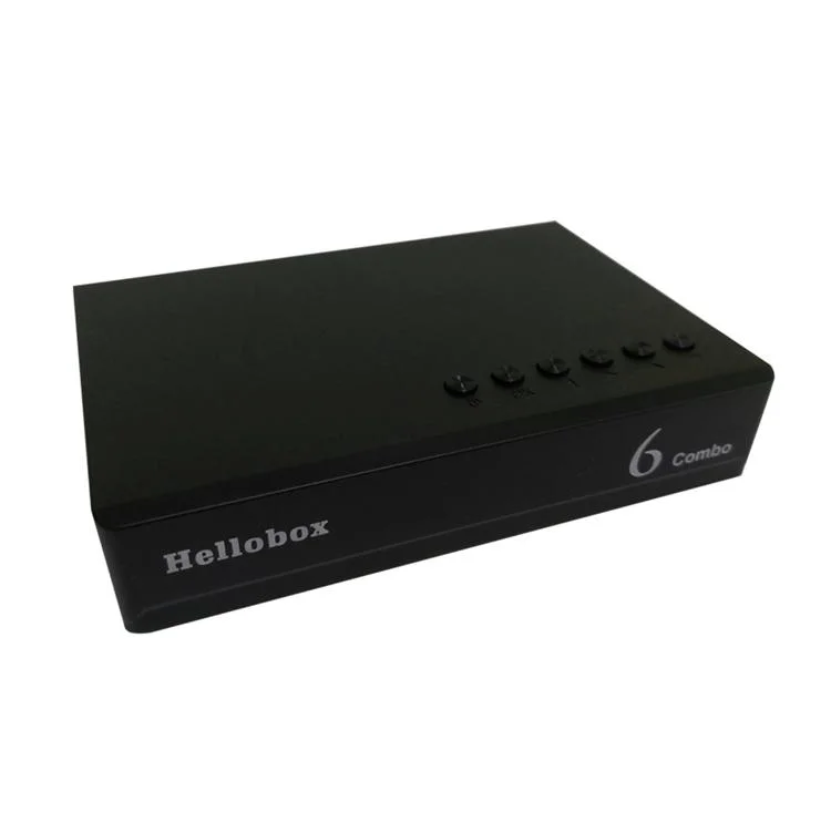 Hellobox 6 Combo Set Top Box H. 265 DVB-S2 DVB-T2/C Auto Biss Auto Powervu Cline Scam+ Satellite Receiver Set Top Box