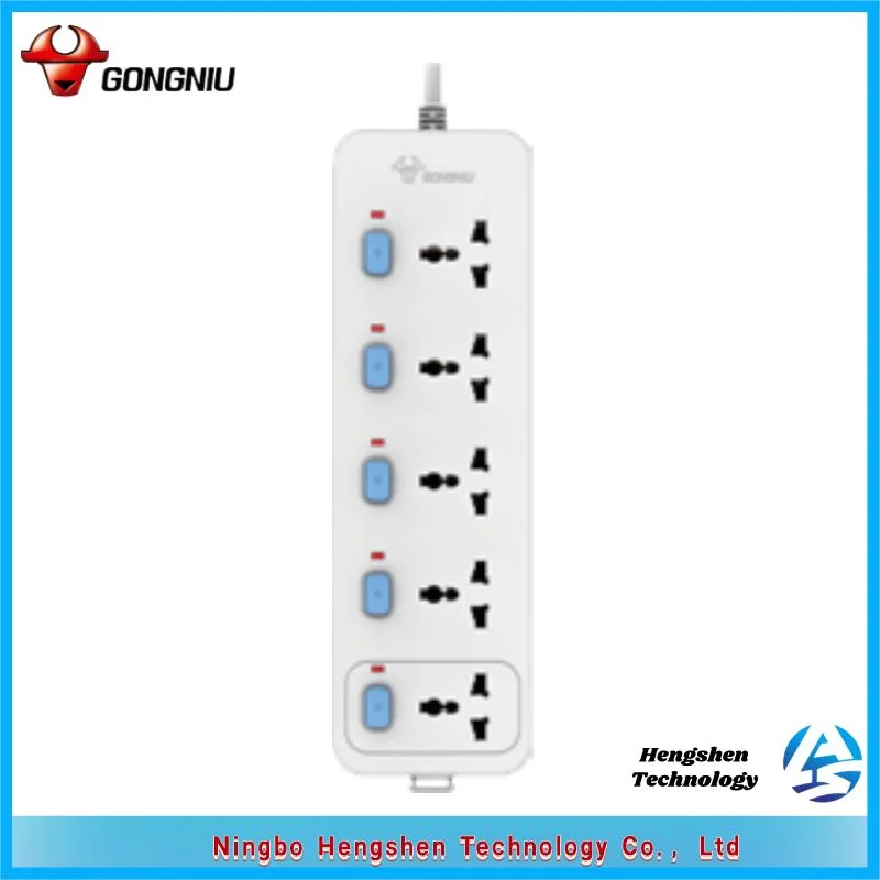 European Standard EU Extension Power Socket Travel Universal Desk Power Strip with USB