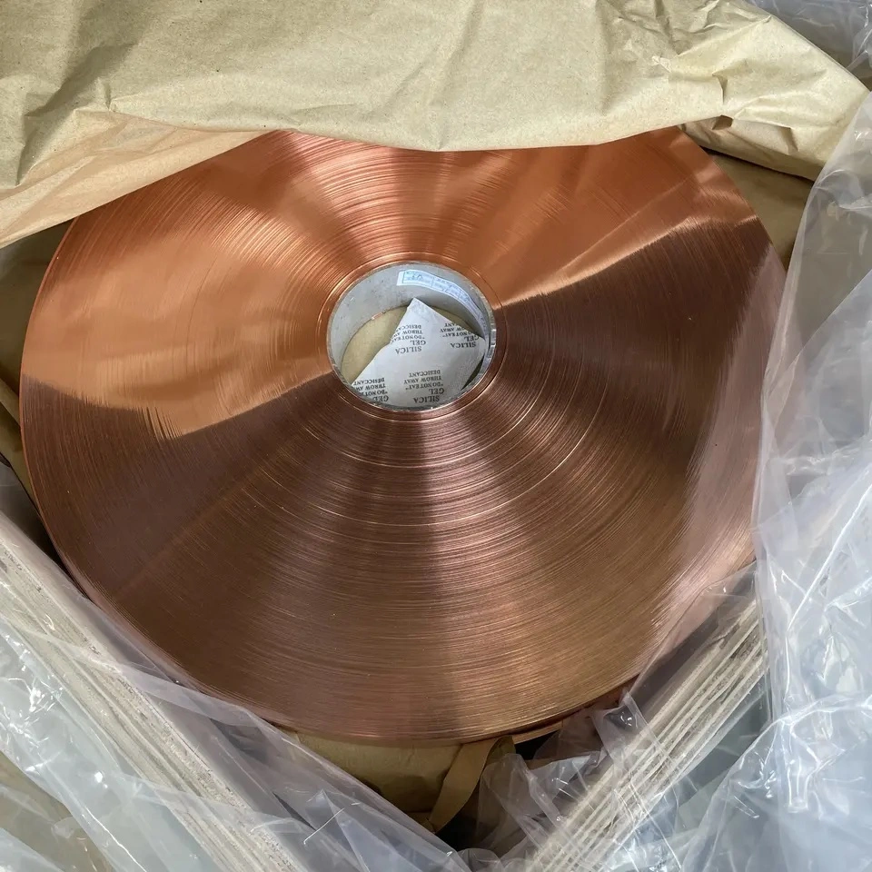 China Suppliers Polished Copper Foil C11000 0.01mm Electrolytic Copper Foil for Sale/High Purity Copper Foil for Conductive Carbon Coated