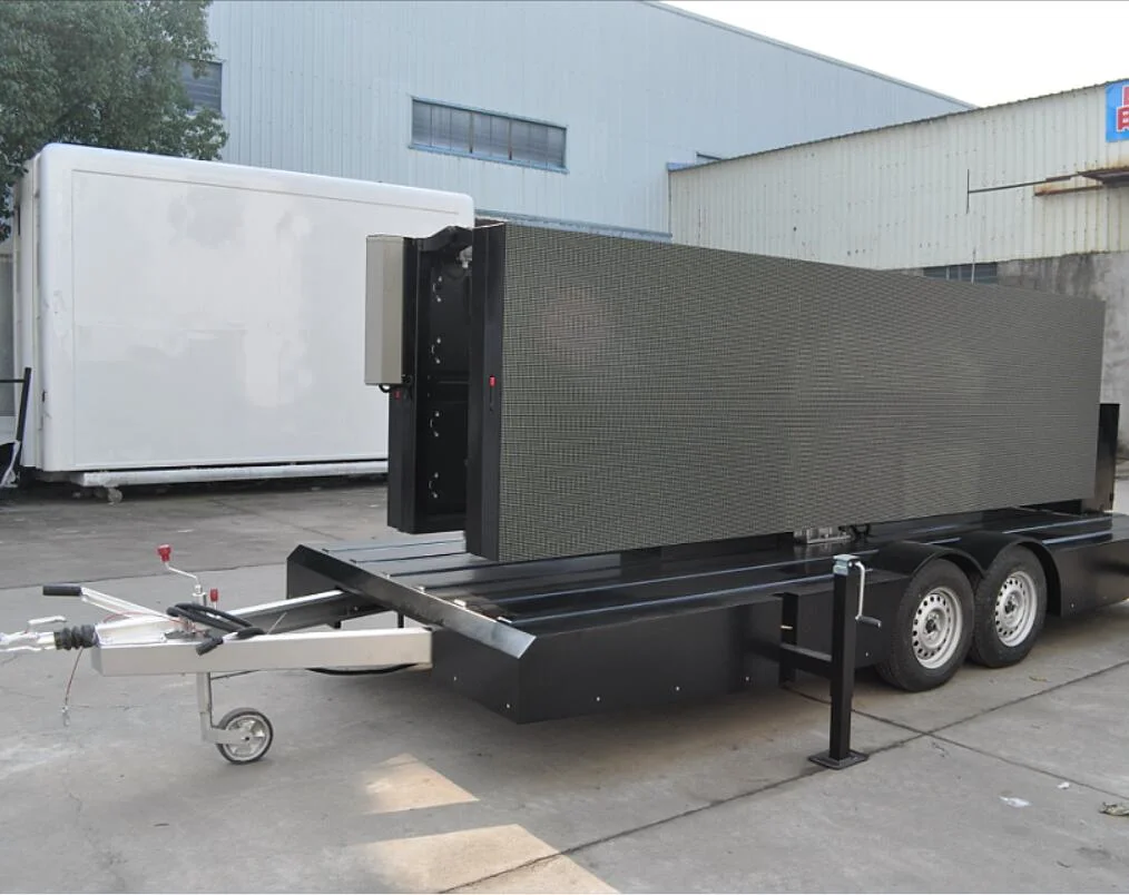 LED Factory P4/ P5/ P6 /P8 / P10 Outdoor LED Mobile Trailer Display Screen