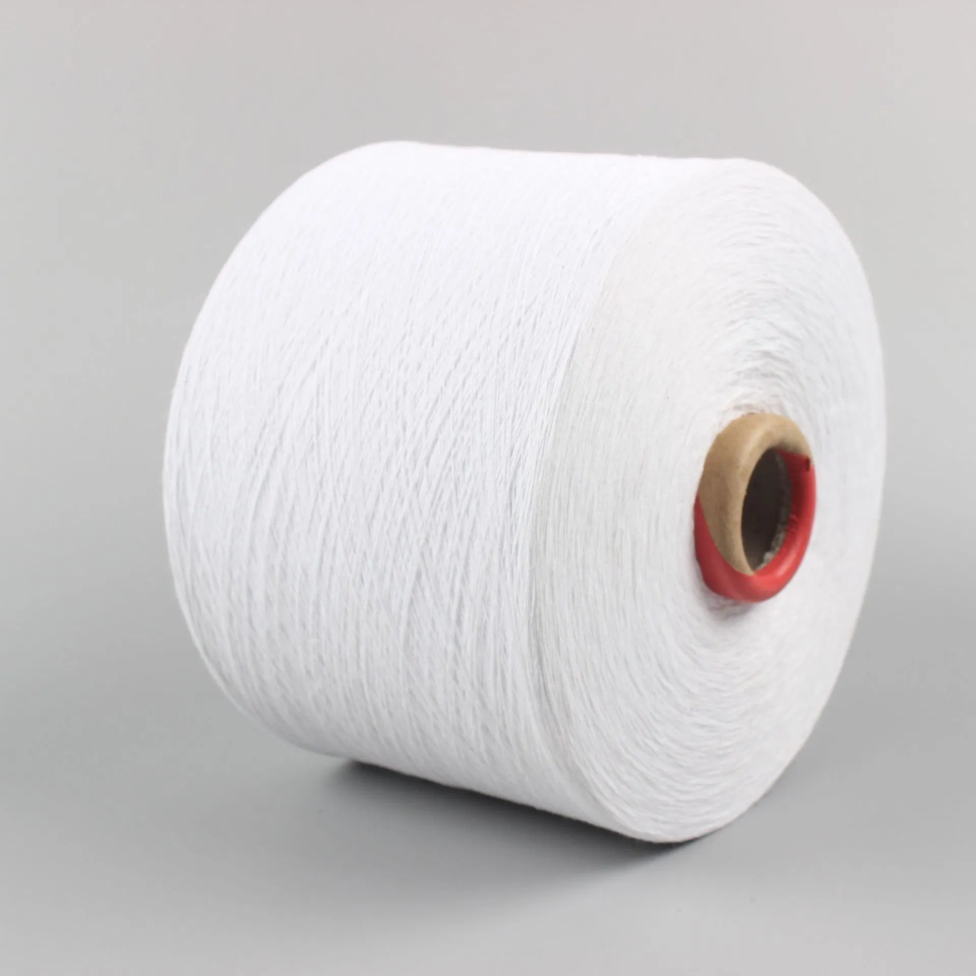 High Quality Low Twist Ne6/1 Ne8/1 Glove Cotton Knitting Yarn CVC 65/35 Raw White Yarn for Knitting Glove