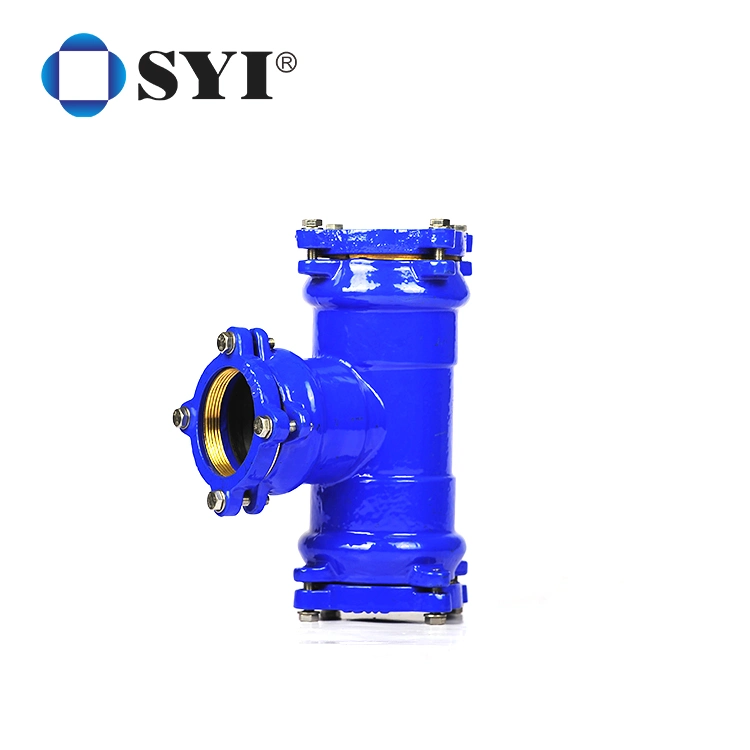 Water or Sewerage Pipeline Projects 90 Degree Elbow Ductile Cast Iron Industrial Pipe Fittings for PE Pipes