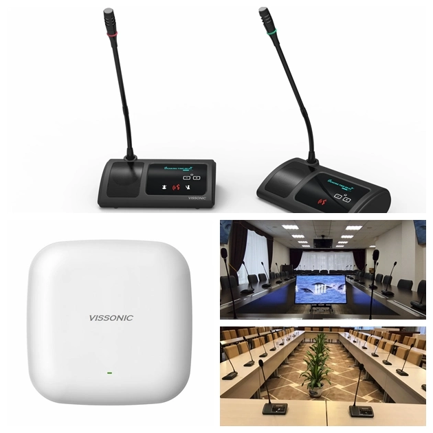 Vissonic 5g Hz WiFi Wireless Digital High quality/High cost performance  Conference System